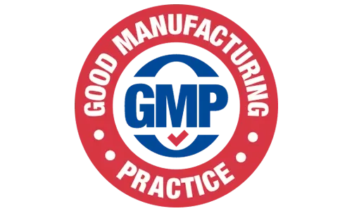 Manufactured under Good Manufacturing Practice standards