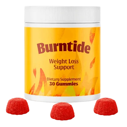 Burntide six ingredient formula gummy bottle