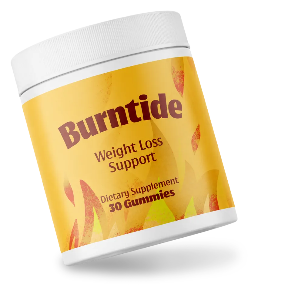 Burntide gummy bottle, formulated with Green Tea Extract among its six ingredients