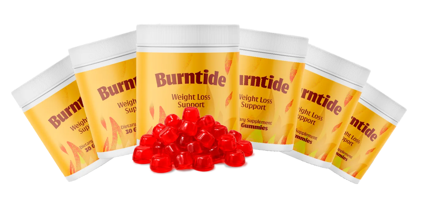 Burntide daily metabolism support gummy bottles with gummies