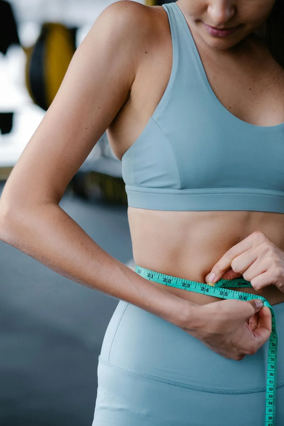 Burntide wellness lifestyle, measuring waist as part of a healthy routine